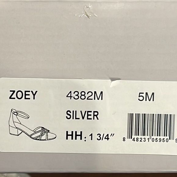 Benjamin Walk Touch Ups Women’s Silver Dress Shoes Size 5 - Picture 7 of 7